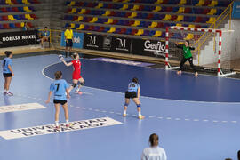 Partido Rusia - Uruguay. Categoría femenina. Campeonato del Mundo Universitario de Balonmano. Antequera. Junio de 2016
