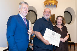 Entrega de Título de Socia. 230º Aniversario de la Sociedad Económica Amigos del País. Plaza de la Constitución. Septiembre de 2019