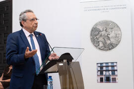Intervención de José Ángel Narváez. 230º Aniversario de la Sociedad Económica Amigos del País. Plaza de la Constitución. Septiembre de 2019