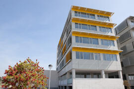 Edificio The Green Ray (El Rayo Verde). Campus de Teatinos. Abril de 2015