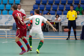 Partido Portugal contra República Checa. 14º Campeonato del Mundo Universitario de Fútbol Sala 2014 (FUTSAL). Antequera. Julio de 2014