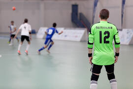 Partido Alemania contra Israel. 14º Campeonato del Mundo Universitario de Fútbol Sala 2014 (FUTSAL). Antequera. Julio de 2014