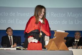 Toma de posesión de Elsa Marina Álvarez González como nueva Secretaria General de la Universidad ...