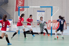 Partido Costa Rica contra Uruguay. 14º Campeonato del Mundo Universitario de Fútbol Sala 2014 (FUTSAL). Antequera. Julio de 2014