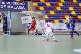 Partido Tailandia contra República Checa. 14º Campeonato del Mundo Universitario de Fútbol Sala 2014 (FUTSAL). Antequera. Julio de 2014