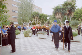 Apertura del Curso Académico 2001/2002 de la Universidad de Málaga. Paraninfo. Octubre de 2000
