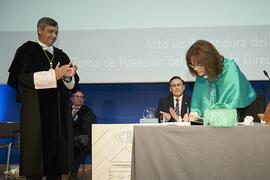 Toma de posesión de Rosario Gutiérrez Pérez como nueva Vicerrectora de Cultura de la Universidad ...