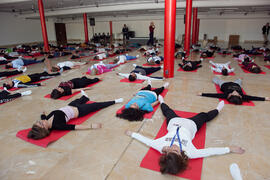 Taller de Yoga. 3º Congreso Internacional de Actividad Físico-Deportiva para Mayores de la Universidad de Málaga. Palacio de Ferias y Congresos de Málaga. Marzo de 2009