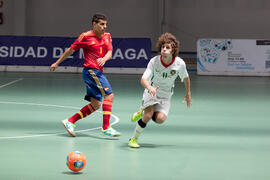 Partido España contra Portugal. 14º Campeonato del Mundo Universitario de Fútbol Sala 2014 (FUTSA...