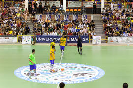 Partido Rusia contra Brasil. 14º Campeonato del Mundo Universitario de Fútbol Sala 2014 (FUTSAL)....