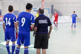 Partido República Checa contra Israel. 14º Campeonato del Mundo Universitario de Fútbol Sala 2014 (FUTSAL). Antequera. Julio de 2014