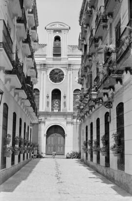 Málaga. Calle Abadía de Santa Ana. Abril de 1963