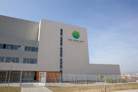 Edificio The Green Ray (El Rayo Verde). Campus de Teatinos. Abril de 2015