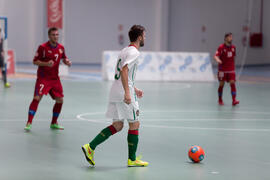 Partido Portugal contra República Checa. 14º Campeonato del Mundo Universitario de Fútbol Sala 2014 (FUTSAL). Antequera. Julio de 2014