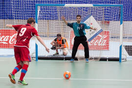 Partido Portugal contra República Checa. 14º Campeonato del Mundo Universitario de Fútbol Sala 2014 (FUTSAL). Antequera. Julio de 2014