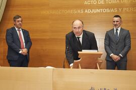 Toma de posesión de Alberto Fernández Gutiérrez como nuevo Vicerrector Adjunto de Atención a Estu...