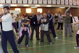 Taller de Tai Chi Chuan. 3º Congreso Internacional de Actividad Físico-Deportiva para Mayores de la Universidad de Málaga. Palacio de Ferias y Congresos de Málaga. Marzo de 2009
