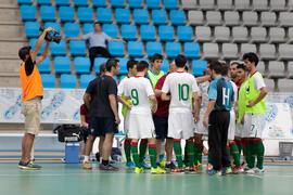 Partido Portugal contra República Checa. 14º Campeonato del Mundo Universitario de Fútbol Sala 2014 (FUTSAL). Antequera. Julio de 2014