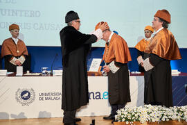 Investidura de Bernardo Quintero como Doctor "Honoris Causa" por la Universidad de Málaga. Paraninfo. Marzo de 2025