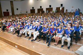 Alumnos en su graduación del curso del Aula de Mayores de la Universidad de Málaga. Paraninfo. Ju...