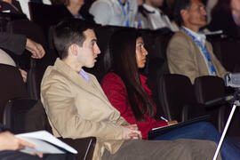 Asistentes al Panel de Expertos. 3º Congreso Internacional de Actividad Físico-Deportiva para Mayores de la Universidad de Málaga. Palacio de Ferias y Congresos de Málaga. Marzo de 2009