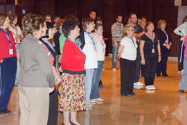 Taller de Ritmos Básicos para Mayores. 3º Congreso Internacional de Actividad Físico-Deportiva para Mayores de la Universidad de Málaga. Palacio de Ferias y Congresos de Málaga. Marzo de 2009