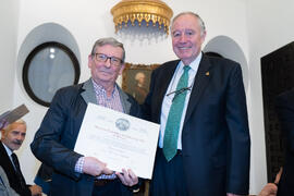 Entrega de Título de Socio. 230º Aniversario de la Sociedad Económica Amigos del País. Plaza de la Constitución. Septiembre de 2019