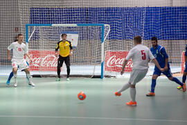 Partido Bielorrusia contra Azerbaiyán. 14º Campeonato del Mundo Universitario de Fútbol Sala 2014...
