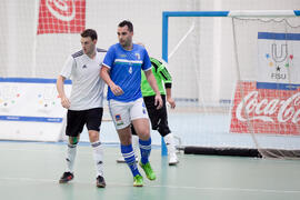 Partido Alemania contra Brasil. 14º Campeonato del Mundo Universitario de Fútbol Sala 2014 (FUTSAL). Antequera. Julio de 2014