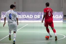 Partido Azerbaiyán contra Omán. 14º Campeonato del Mundo Universitario de Fútbol Sala 2014 (FUTSAL). Antequera. Julio de 2014