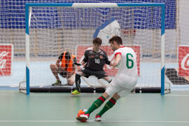 Partido Portugal contra República Checa. 14º Campeonato del Mundo Universitario de Fútbol Sala 2014 (FUTSAL). Antequera. Julio de 2014