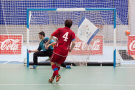 Partido Portugal contra República Checa. 14º Campeonato del Mundo Universitario de Fútbol Sala 2014 (FUTSAL). Antequera. Julio de 2014