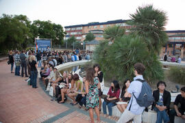Acto de bienvenida a los alumnos Erasmus de la Universidad de Málaga. Jardín botánico. Octubre de...