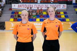 Partido Universidad de Aveiro - Universidad de Colonia. Categoría Femenina. Campeonato Europeo Universitario de Balonmano. Antequera. Julio de 2017