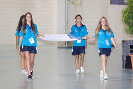 Ceremonia de apertura del IX Campeonato de Europa Universitario de Fútbol Sala. Antequera. Julio ...