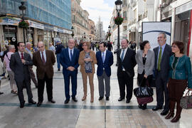 Inauguración de la exposición "Universidad de Málaga, 40 años compartiendo futuro" en C...