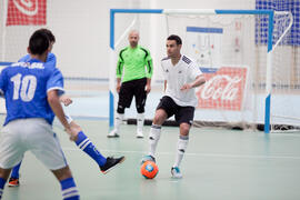 Partido Alemania contra Brasil. 14º Campeonato del Mundo Universitario de Fútbol Sala 2014 (FUTSAL). Antequera. Julio de 2014