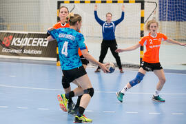 Partido Universidad de Aksaray - Universidad Radboud de Nijmegen. Categoría femenina. Campeonato Europeo Universitario de Balonmano. Antequera. Julio de 2017