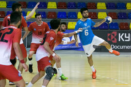 Partido Universidad del Miño - Universidad de Mármara. Categoría masculina. Campeonato Europeo Universitario de Balonmano. Antequera. Julio de 2017