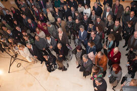 Inauguración de la exposición "Paisajes Andaluces", de Eugenio Chicano. Museo del Patri...