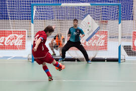 Partido Portugal contra República Checa. 14º Campeonato del Mundo Universitario de Fútbol Sala 2014 (FUTSAL). Antequera. Julio de 2014