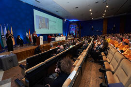 Discurso de investidura de Bernardo Quintero como Doctor "Honoris Causa" por la Universidad de Málaga. Paraninfo. Marzo de 2025