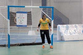 Partido Brasil contra Portugal. 14º Campeonato del Mundo Universitario de Fútbol Sala 2014 (FUTSAL). Antequera. Julio de 2014
