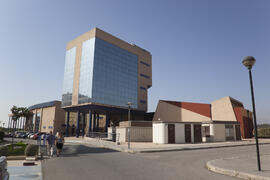 Edificio del Instituto de Investigación y Biblioteca de I+D. Campus de Teatinos. Junio de 2009
