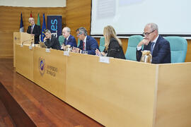Mesa presidencial. Presentación de la Fundación CITAC. Edificio del Rectorado. Julio de 2024