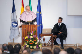 José Miguel Rodríguez Santos en la Apertura del Curso Académico 2015/2016 de la Universidad de Má...