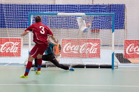 Partido Portugal contra República Checa. 14º Campeonato del Mundo Universitario de Fútbol Sala 2014 (FUTSAL). Antequera. Julio de 2014