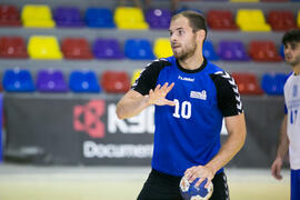 Partido Universidad de Barcelona - Universidad de Frankfurt. Categoría masculina. Campeonato Europeo Universitario de Balonmano. Antequera. Julio de 2017