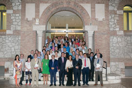 Foto de grupo tras la inauguración del XXVI Encuentro Anual de la Asociación Von Humboldt de Espa...