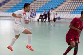 Partido Portugal contra Irán. 14º Campeonato del Mundo Universitario de Fútbol Sala 2014 (FUTSAL). Antequera. Julio de 2014